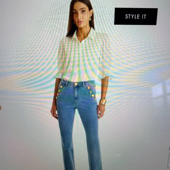 NOLI ~ Allegra Bootcut Jean - Medium Blue SIZE 30 - Picture 3 of 7